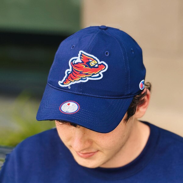 Champion Spirit Collection Navy Relaxed Performance Adjustable Cap front